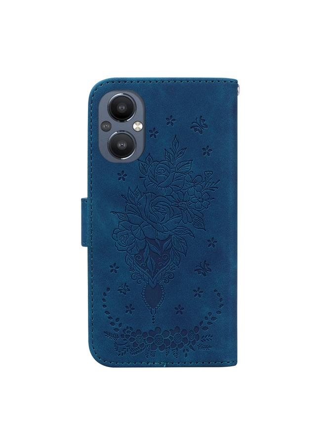 S-TOP Case For OnePlus Nord N20 5G Butterfly Rose Embossed Leather Phone Case - Image 3