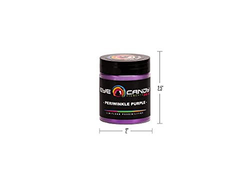 Eye Candy Pigments Premium Purple Mica Powder - Periwinkle Purple (25gr) - for Epoxy, Resin, Soap, Paint, Woodworking, Acrylic Pouring, Bath Bombs, Fishing Lures - DIY Arts and Crafts Additive - Image 5