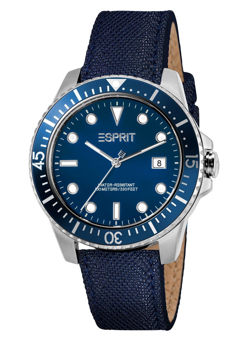 ESPRIT - Leather Analog Watch ES1G303L0035 - Image 1