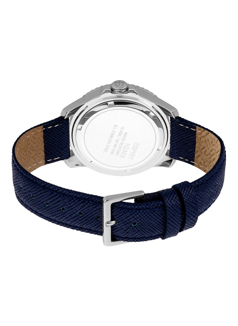 ESPRIT - Leather Analog Watch ES1G303L0035 - Image 1