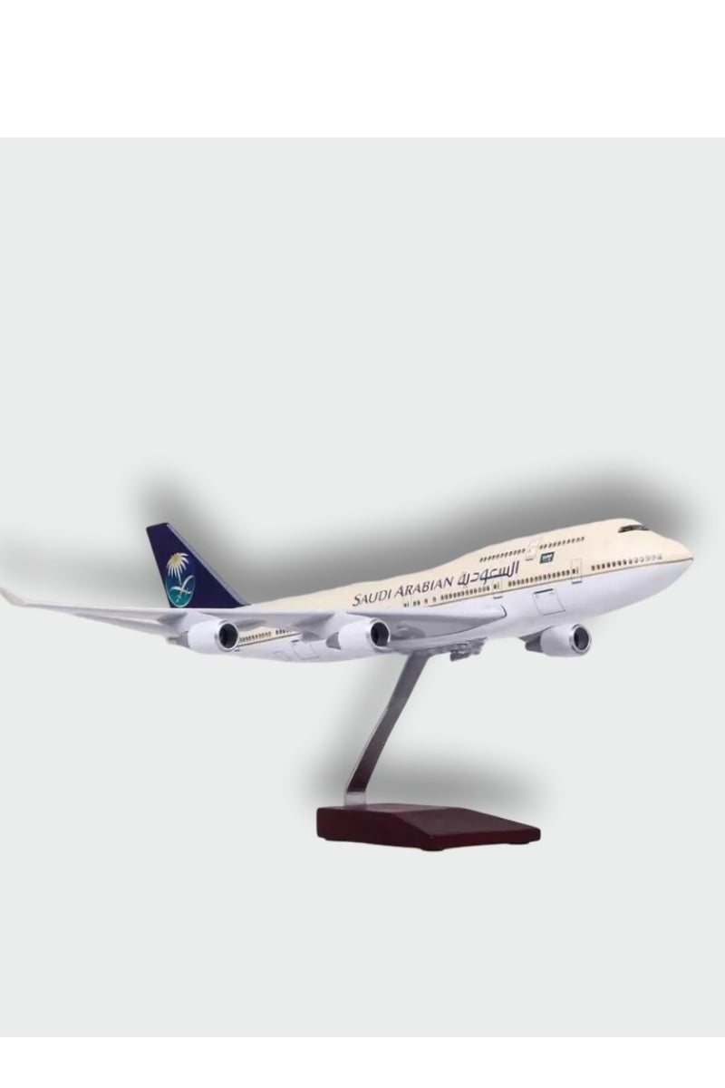 Fighter Gifts B747 Saudi Arabian Resin Model