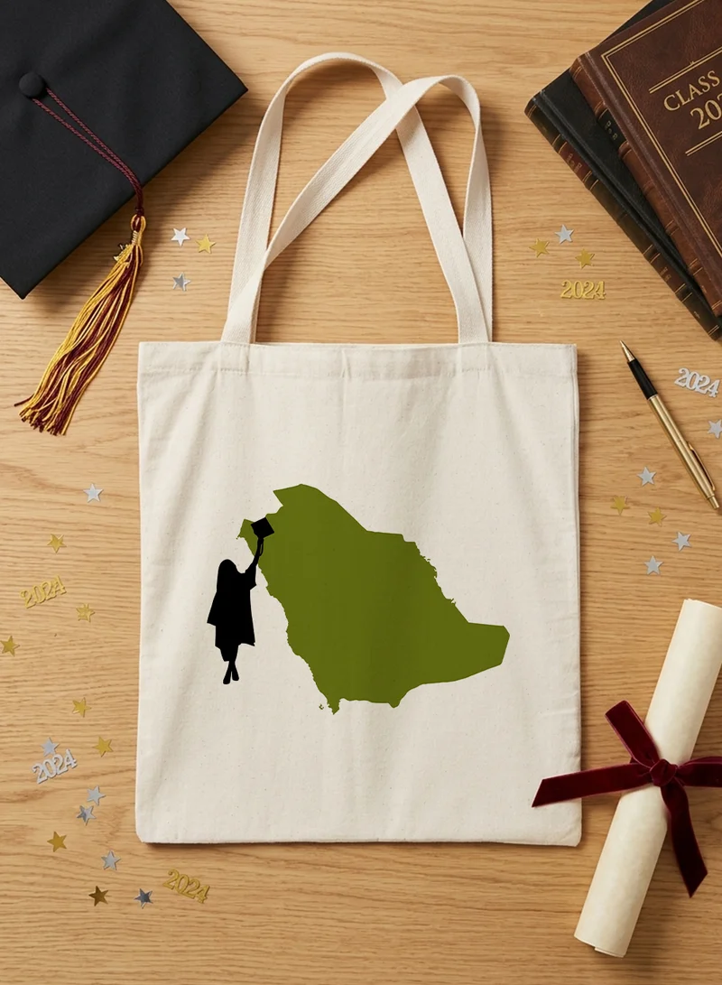 LOWHA Polyester Shoulder Tote Bag for Graduation Celebration