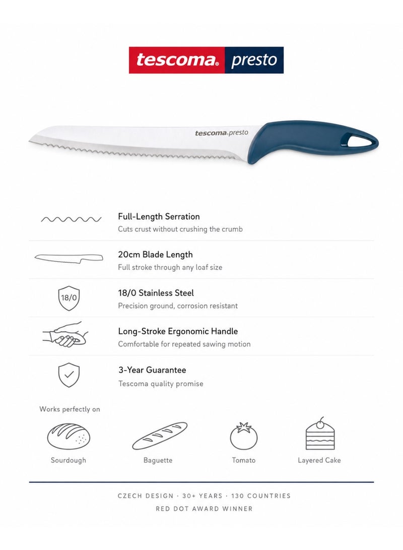 Tescoma Bread Knife Cm 20 Presto - Image 5