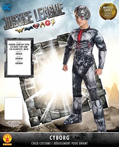 Rubies DC Justice League Cyborg Costume for Kids Boys Medium - Image 3