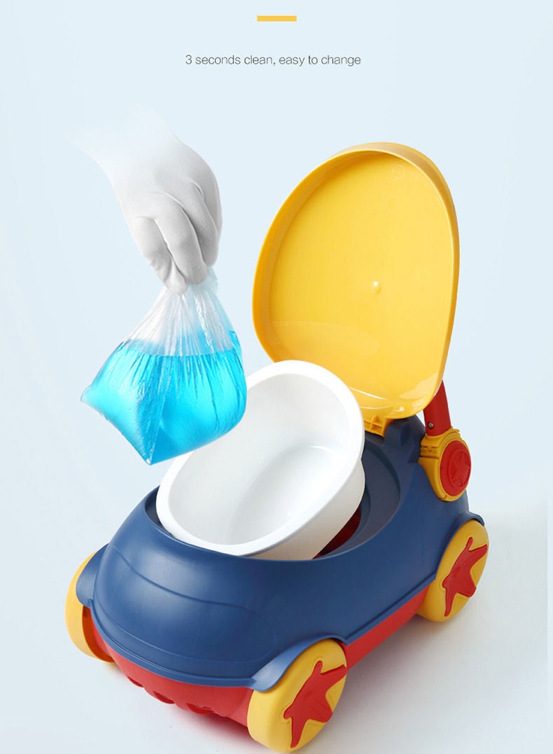 Children Boys And Girls Car Potty Seat With Handles And Portable With Cover Potty Seat - Image 3