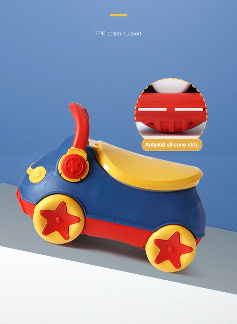Children Boys And Girls Car Potty Seat With Handles And Portable With Cover Potty Seat - Image 4