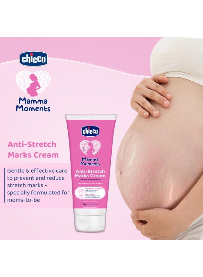 Chicco Mamma Moments Anti-Stretch Marks Cream 75g | Helps Reduce Stretch Marks | Improve Skin Firmness | No Phenoxyethanol | Dermatologically Tested - Image 2