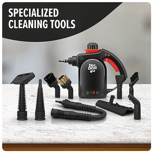 Dirt Devil 7-in-1 Handheld Steamer, Pressurized Steam Cleaner for Home Use, XL Water Tank, Includes Specialized Cleaning Tools, Portable Steam Cleaner for Bathroom, Clothes, Furniture and More - Image 5