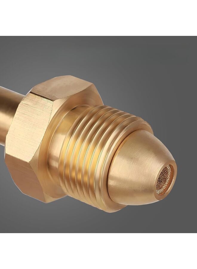 Nitrogen Regulator - Nitrogen Gauge with Hose, 0-600 PSI Delivery Pressure Equipment Brass Inlet Outlet Connection Gauges - Image 3