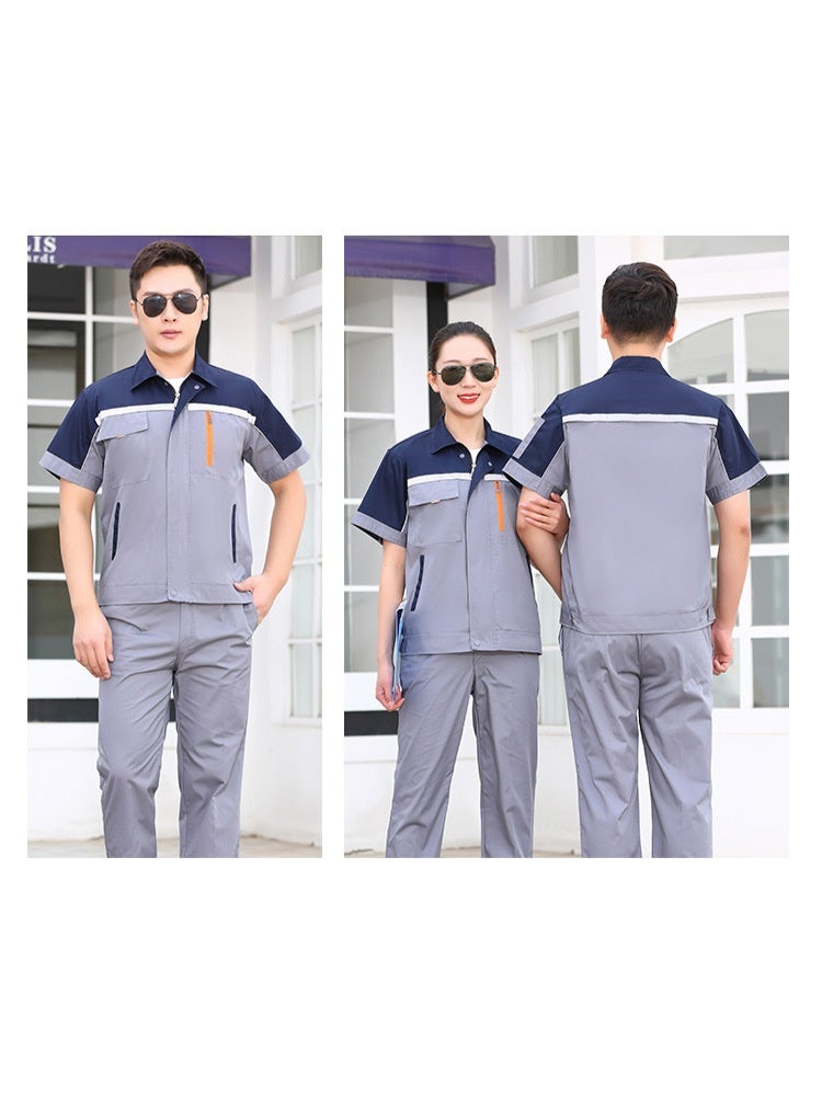 NIBEMINENT Labor Clothing Work Clothes For Men Women Coveralls For Workmen Work Uniform Car Workshop Labor Suit Cotton Mechanical Suits - Image 1
