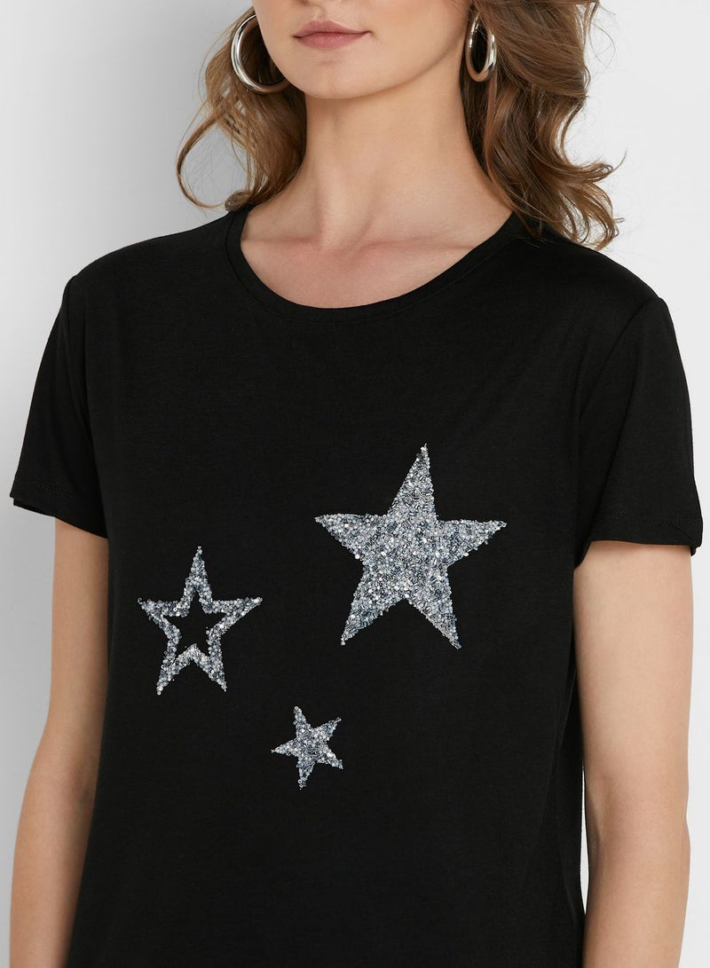 Basicxx Crew Neck Graphic T-Shirt - Image 3