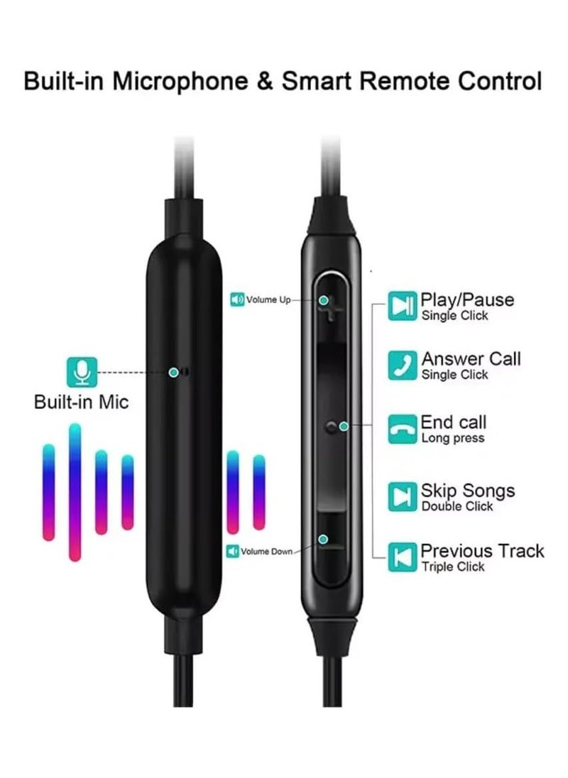 Generic USB-C Wired Earphones with Microphone, Hi-Fi Sound & Volume Control, Noise Isolating In-Ear Headphones  - Image 2