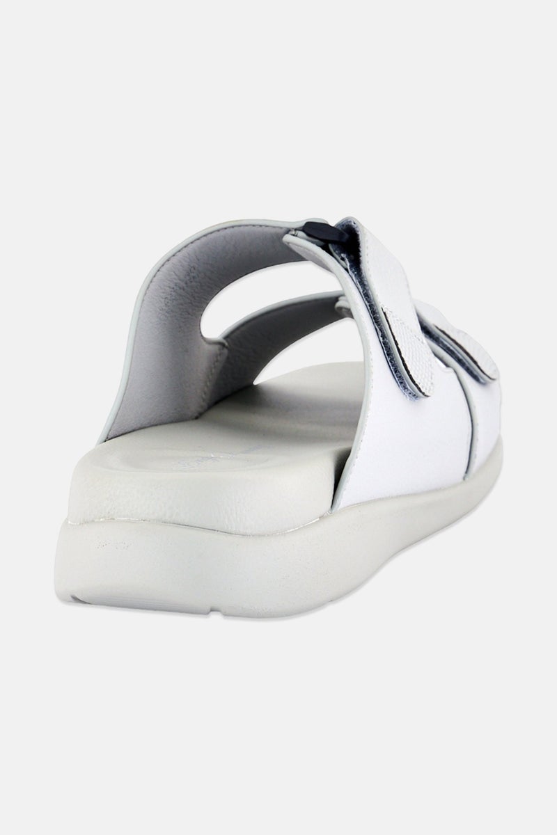 English Laundry Men Slip On Arabic Sandals, Grey - Image 2