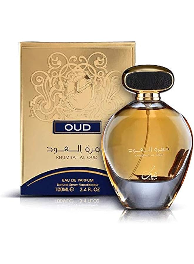 Nusuk Khumrat Al Oud Natural Spray Eau De Perfume 100Ml 3.4 Fl. Oz Unisex Premium Quality Perfume Imported Fragrance Designed In Dubai Uae
