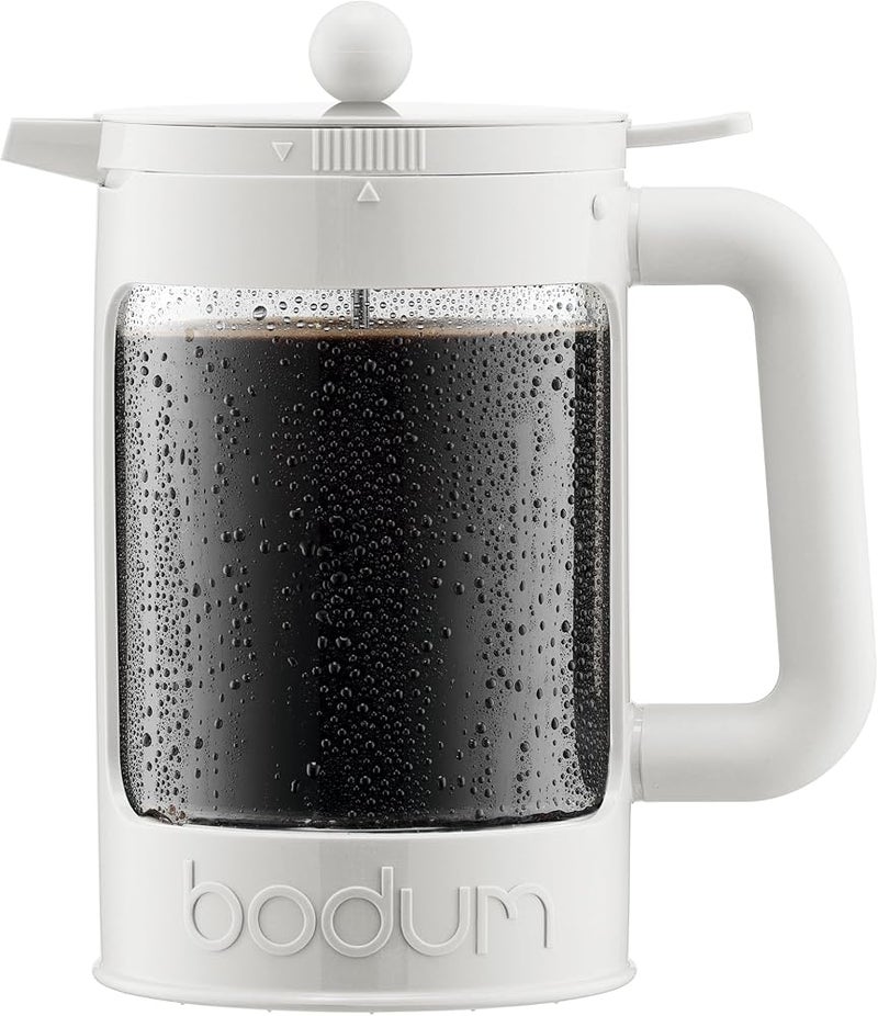 Bodum 51oz Cold Brew Coffee Maker, White - Made in Portugal - Image 1