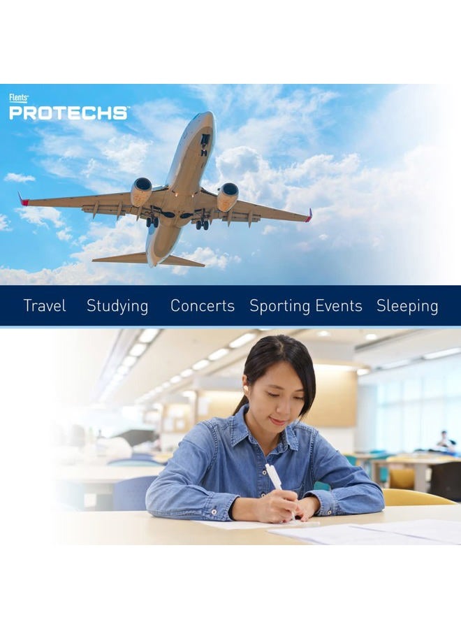 Flents Foam Ear Plugs, 55 Pair for Sleeping, Snoring, Loud Noise, Traveling, Concerts, Construction, & Studying, Contour to Ear, NRR 33, Green, Made in the USA - Image 5