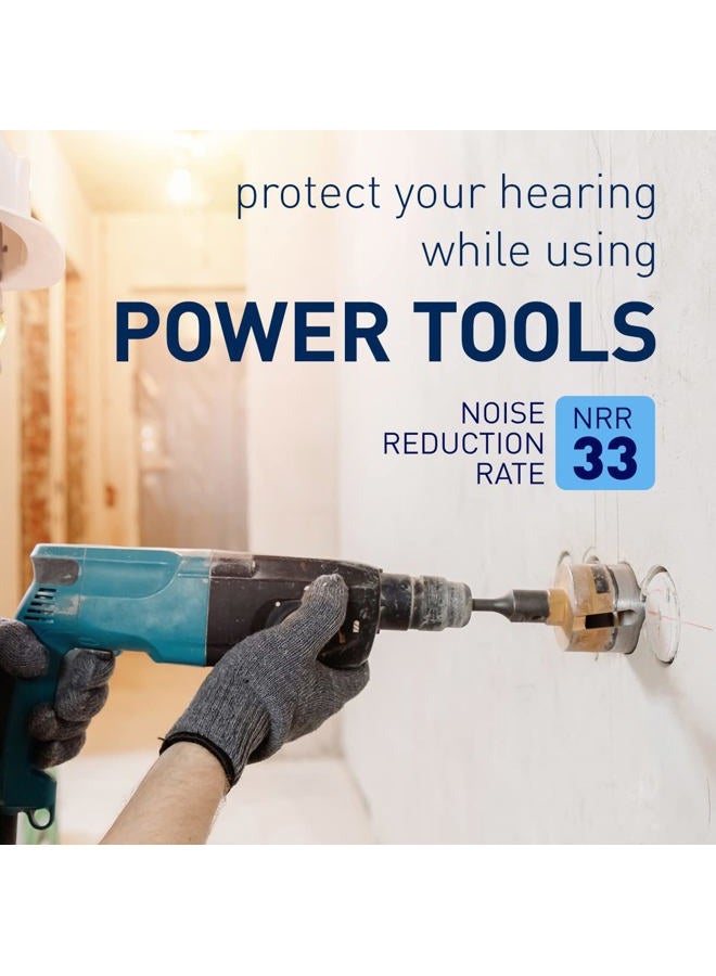 Flents Foam Ear Plugs, 55 Pair for Sleeping, Snoring, Loud Noise, Traveling, Concerts, Construction, & Studying, Contour to Ear, NRR 33, Green, Made in the USA - Image 3