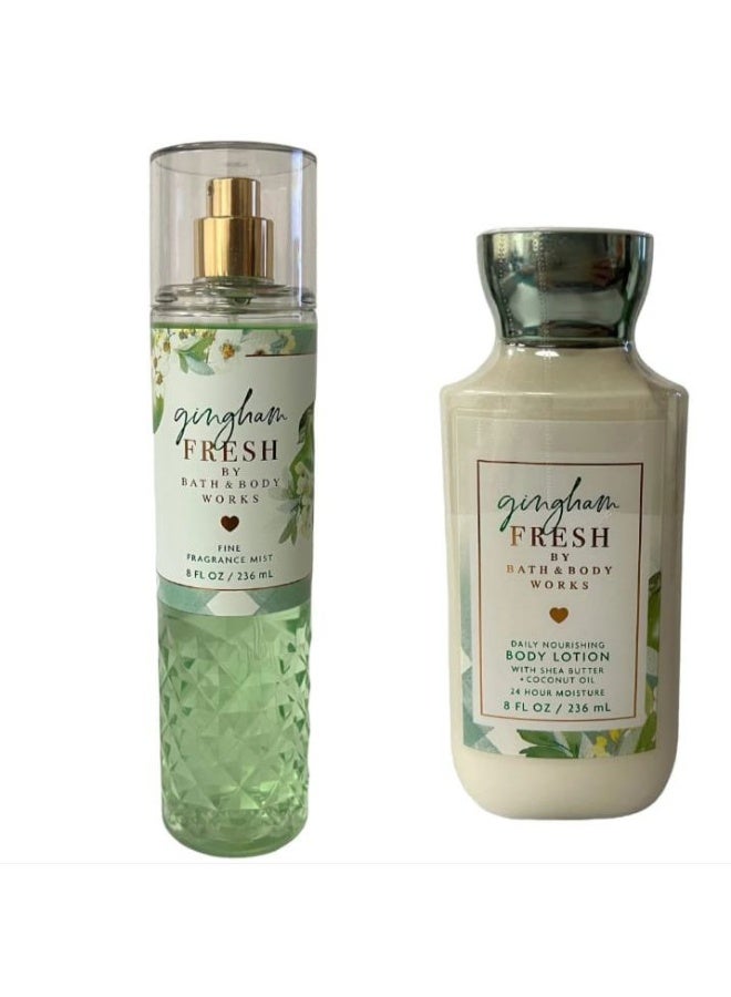 Gingham Fresh Set Mist 236ml & Lotion 236ml