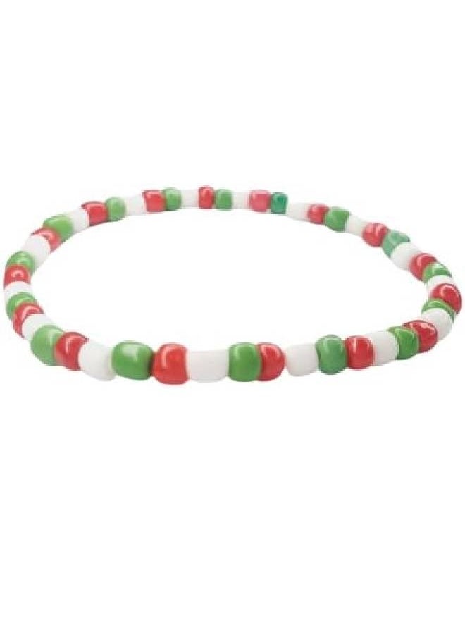 Generic Prasalite beads, colors of Palestine, one piece  - Image 1