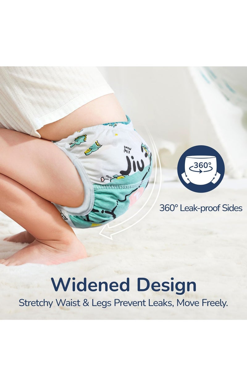 Size 110 Potty Training Underwear Absorbent Toddler Training Pants for Boys and Girls, 100% Cotton Reusable Pee Pants - Image 5