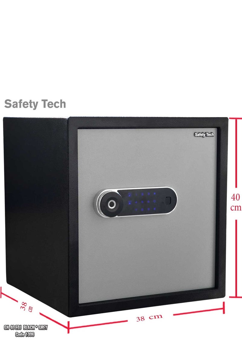Safety Tech GN40EDJ Safe – Smart Fingerprint + Modern Touchscreen + Advanced High-Precision Security Alarm | From the Global Brand Safety Tech - Image 2