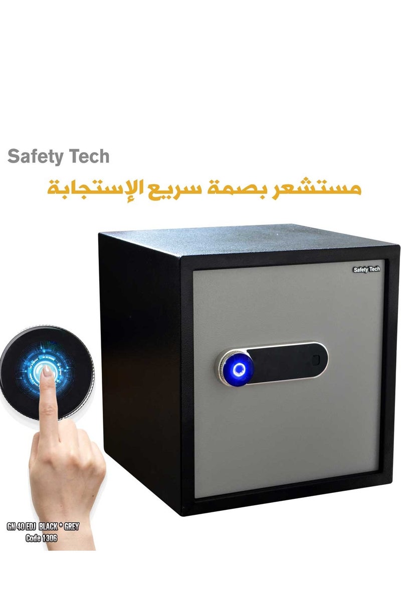 Safety Tech GN40EDJ Safe – Smart Fingerprint + Modern Touchscreen + Advanced High-Precision Security Alarm | From the Global Brand Safety Tech - Image 5