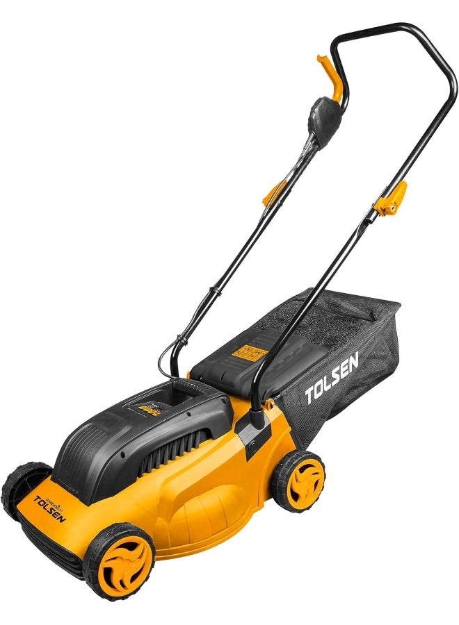 TOLSEN Electric Lawn Mower, Yellow and Black - Image 1