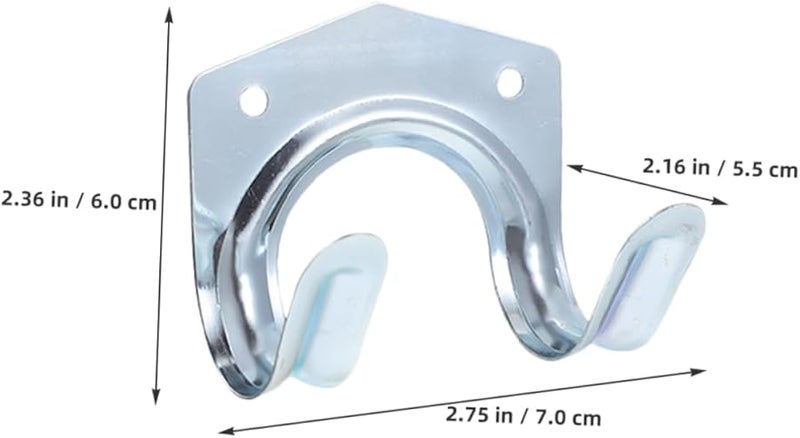 15 قطعة من خطافات الحائط المتينة لأدوات الحدائق منظف تخزين المرآب الداخلي والخارجي - Image 3