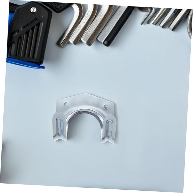 15 قطعة من خطافات الحائط المتينة لأدوات الحدائق منظف تخزين المرآب الداخلي والخارجي - Image 5