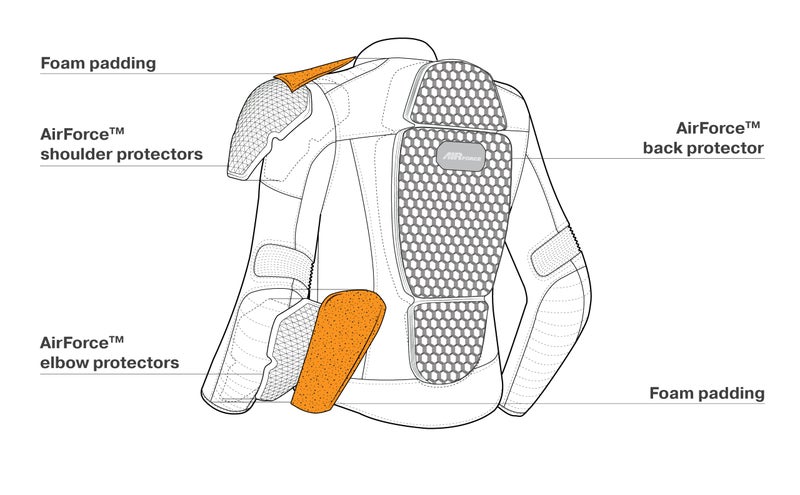 SHIMA جاكيت دراجة نارية شيماء وينشستر 2.0 للنساء - جاكيت جلد كلاسيكي مع واقيات ظهر وكتف وكوع معتمدة من CE، وخياطة مزدوجة معززة (أسود، L) - Image 4