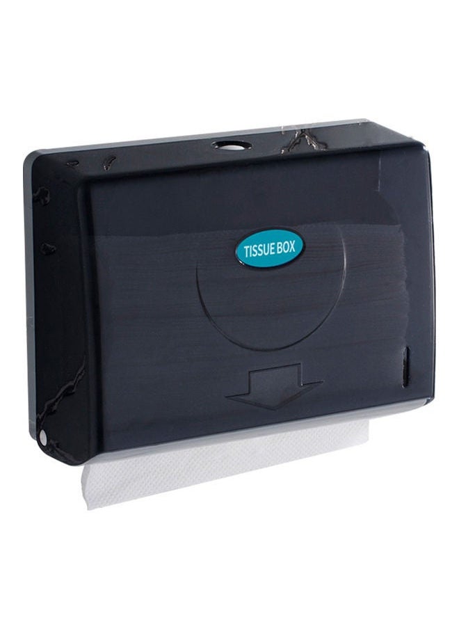 NIBEMINENT Paper Towel Dispenser Black 27.00x9.00x26.00cm 