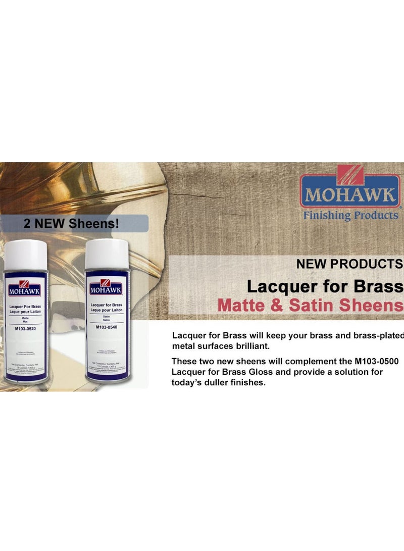 Mohawk Finishing Products Lacquer for Brass M103 540 Satin, Non Yellowing, Anti tarnishing - Image 3