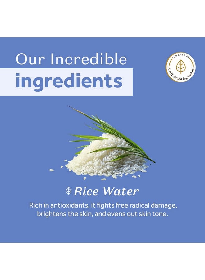 Atulya Rice Water Foaming Face Wash with In-Built Soft Face Brush | Face Wash for Wrinkles & Fine Lines | Face Wash with Silicone Brush | Suitable for All Skin Types| 150ml - Image 3