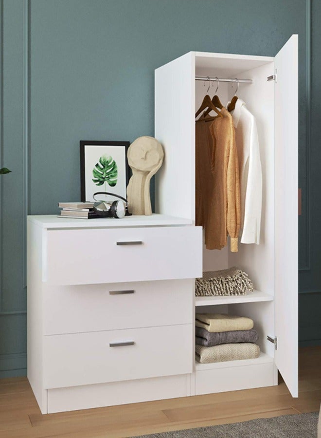 Home Canvas Home Canvas Nancy Dresser with mirror White - Image 4