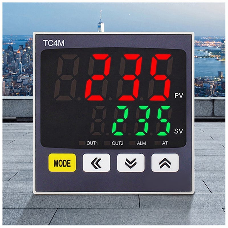0~400℃ Adjustable Intelligent Precise Temperature Controller Digital Display Relay Solid State SSR Output Over Temperature Alarm Oven Industrial Equipment Multi-function Temperature Controller - Image 5