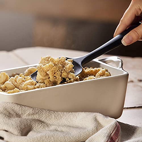 Femora Premium Virgin Silicone Big Spatula with Grip Handle, Black - Image 3