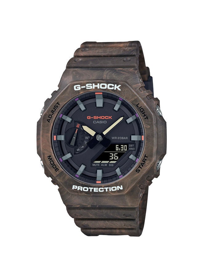 CASIO Resin Analog Watch GA-2100FR-5ADR - Image 1