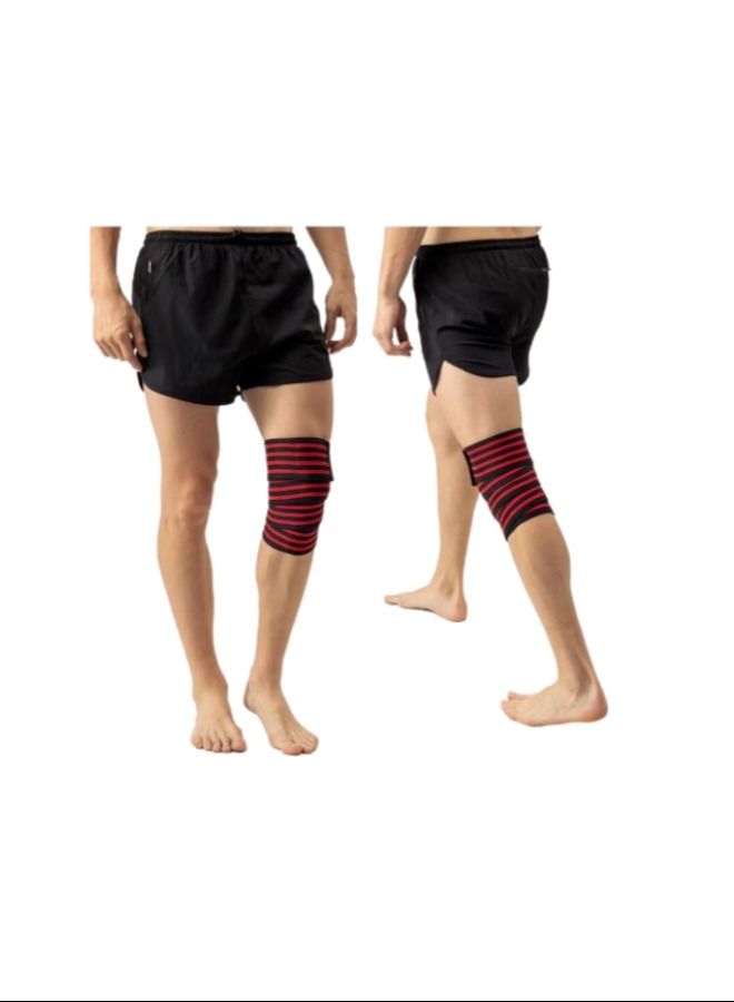 XiuWoo 2-Piece Weightlifting Knee Pads Cross Training Powerlifting Squart Set - Image 2