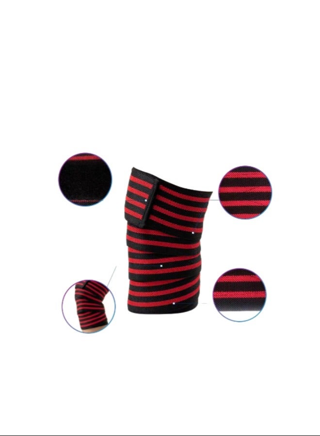 XiuWoo 2-Piece Weightlifting Knee Pads Cross Training Powerlifting Squart Set - Image 4