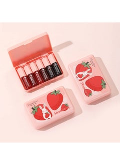 6 Colors Lip Tint Stain Mini Liquid Lipstick Korean Lip Gloss Moisturizing Natural Lip Tint Multi Use Lip And Cheek Tint Non Stick Cup Lightweight High Pigment Long Lasting Vivid Color - pzsku/Z5F88DEFA3730A57B9540Z/45/_/1694504440/f0d6102e-e3d3-4345-bac4-2b70cb493a1c