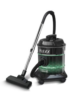 Flexy Vacuum Cleaner – 2200W, 18L Iron Tank, High-Power Motor, Blower Function, Multi-Filtration, 360° Rotary Wheels, Dust Full Indicator, Airflow Control, 2-Year Warranty.  - Image 1
