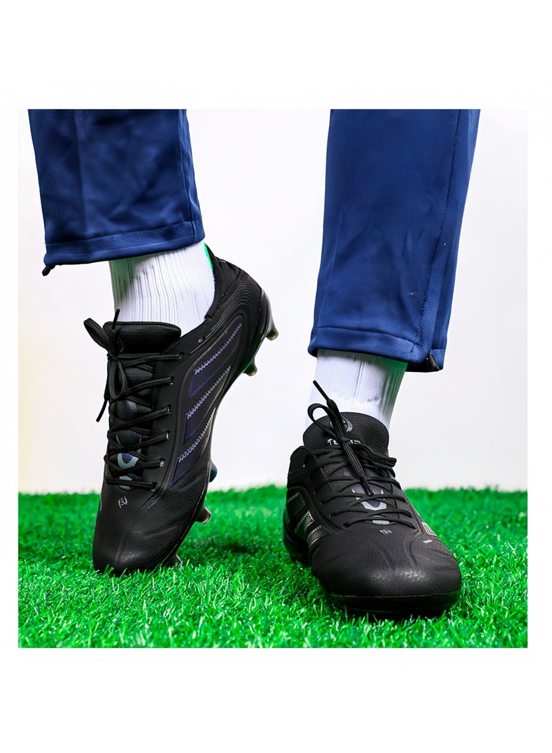 SKT Shiketro New Lace-up Soccer Shoes For Men and Women Low-Top Game Training Sports Soccer Shoes - Image 3