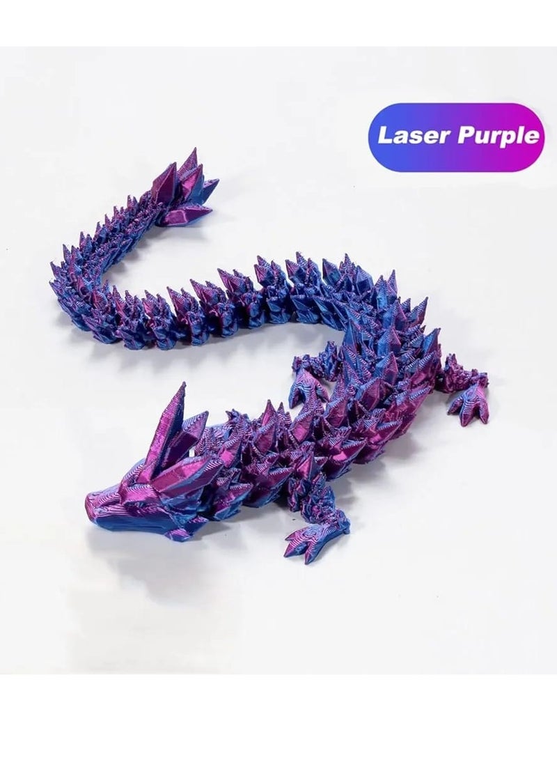 3D Printed Dragon Egg Toy with Articulated Crystal Dragon Inside – Fidget Desk Toy & Home Decor for Boys, Kids & Collectors - Image 3