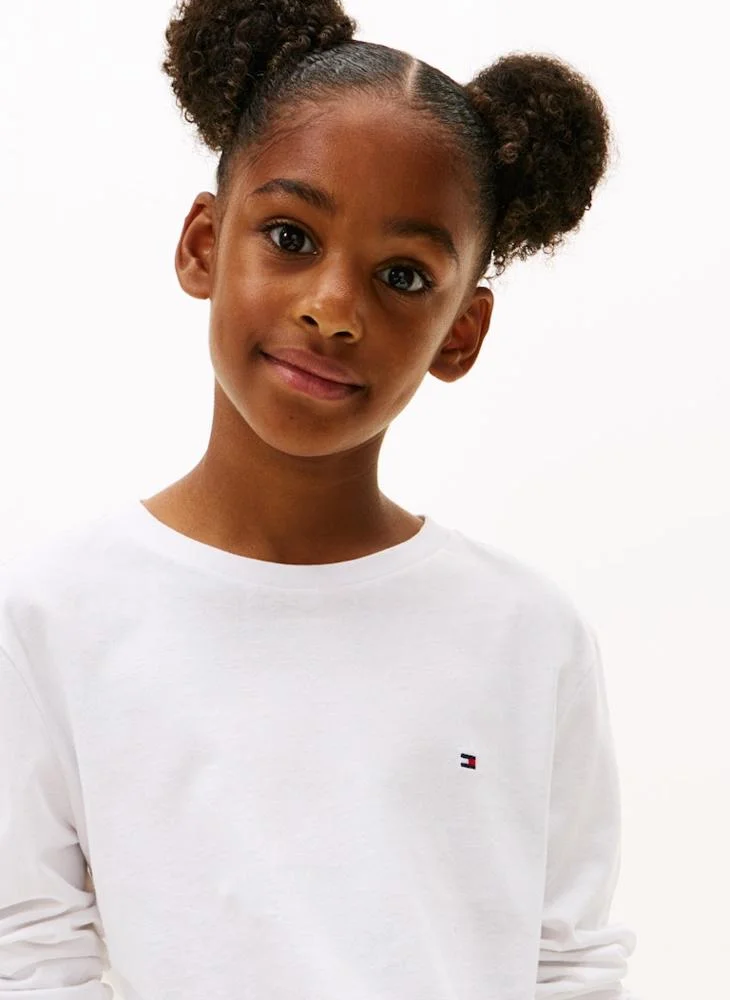 TOMMY HILFIGER Kids 2 Pack Slogan Crew Neck T-Shirt