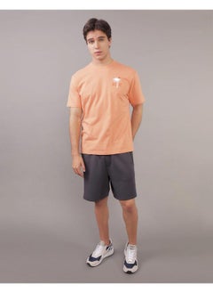 American Eagle Logo Detail Crew Neck T-Shirt  - Image 1