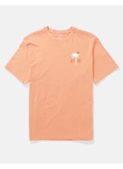 American Eagle Logo Detail Crew Neck T-Shirt  - Image 3