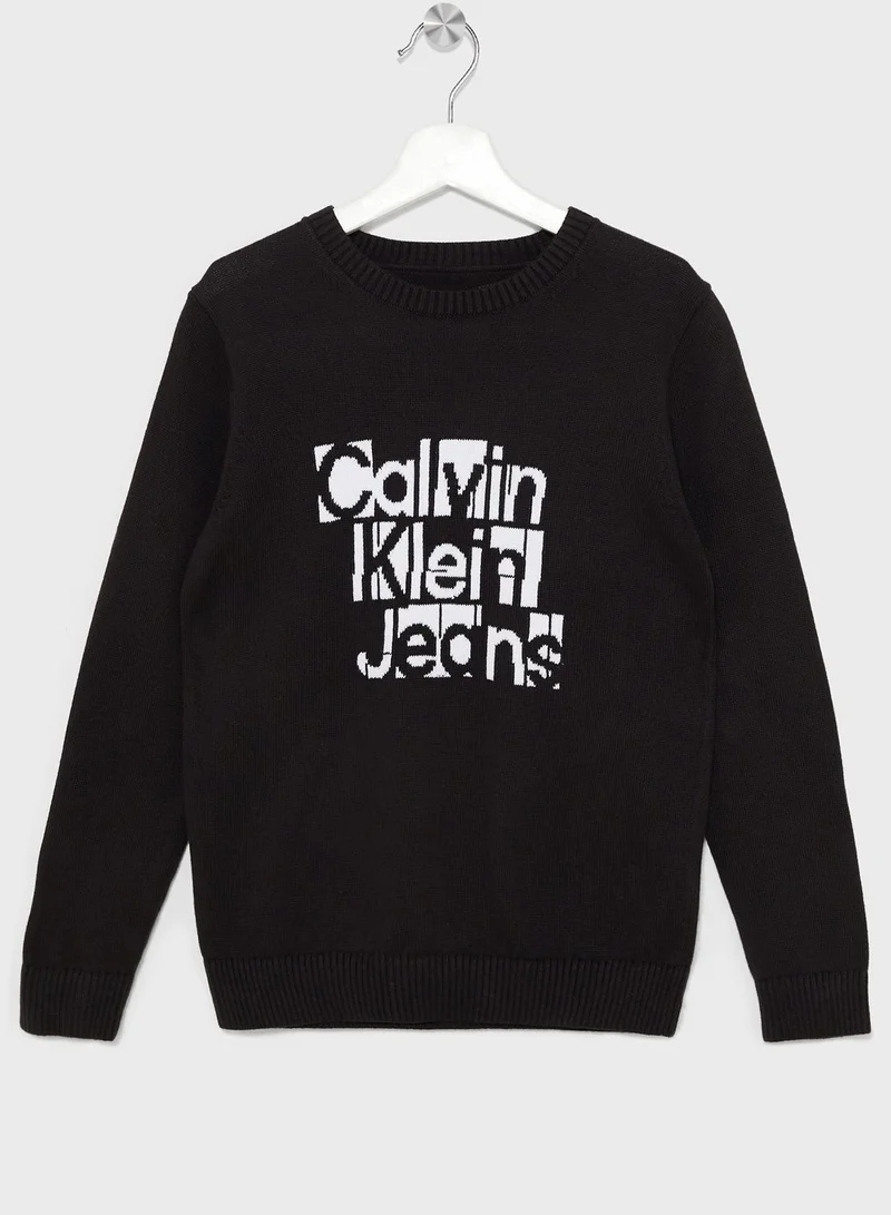 Calvin Klein Jeans Kids Graphic Sweater