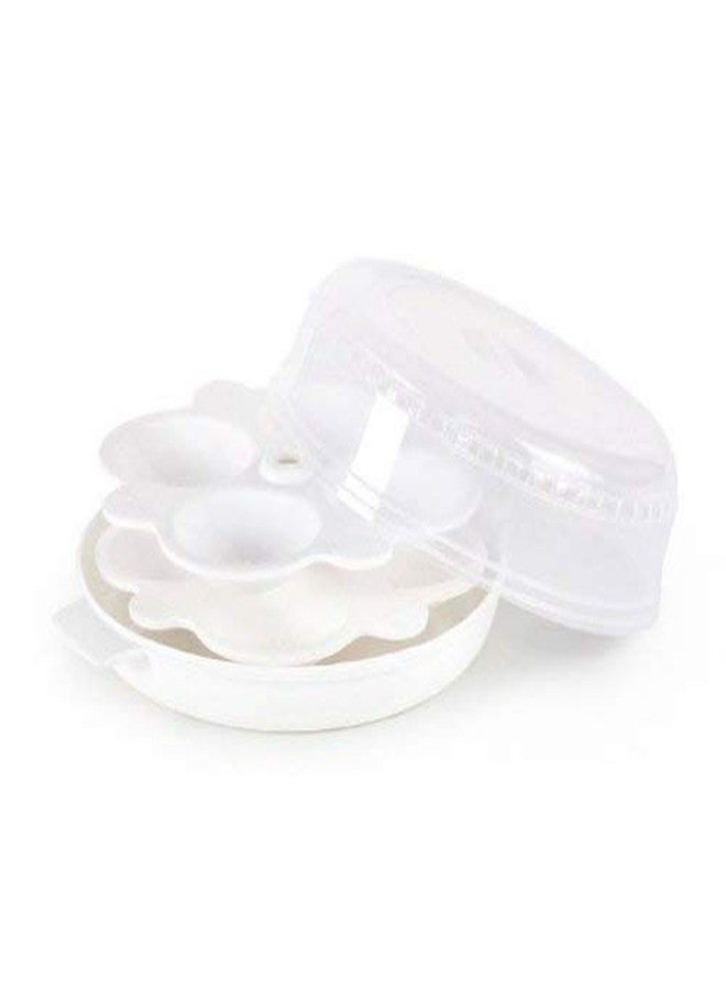 Ratehalf® Microwave Plastic Idli/Pizza Maker -8 at a time - Image 3