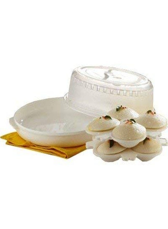 Ratehalf® Microwave Plastic Idli/Pizza Maker -8 at a time - Image 1