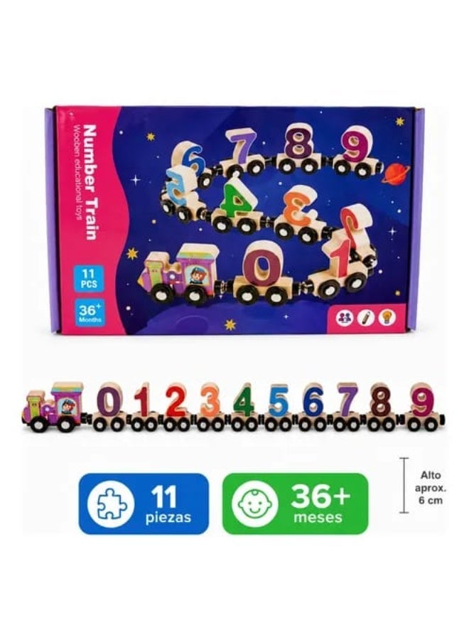 Wooden Number Train | Number Train Toy | Magnetic Number Train | Wooden Train Toy for Kids | Educational Number Train | Number Learning Toy | Counting Learning Toy | Numbers Toy for Kids | Number Train 0-9 | Wooden Number & Letter Train | Montessori Number Toy | Wooden Educational Toy | Skill Development Toy | Brain Development Toy | Math Learning Toy | Counting Toy for Kids | Magnetic Numbers Toy | Wooden Magnetic Train | Train Building Toy | Number Assembly Toy | Educational Train Toy | Number Engine Train | Preschool Learning Toy | Learning Toy for 3+ Years | Fine Motor Skills Toy | Hand-Eye Coordination Toy | Educational Brain Toy | Safe Wooden Toy | Wooden Learning Toy | Colorful Wooden Train | Train Toy for Boys & Girls | English Number Learning Toy | 3D Number Toy | Early Learning Toy | Wooden Counting Train | Magnetic Number Train for Kids | Educational Toy for Kids Ages 3+ - Image 2